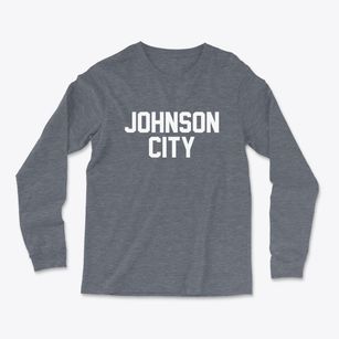 Johnson City New York Classic Block Light Soft Long Sleeve T-Shirt