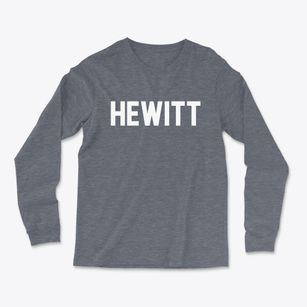 Hewitt Texas Classic Block Light Soft Long Sleeve T-Shirt