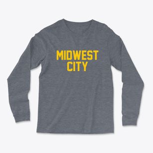 Midwest City Oklahoma Classic Block Light Soft Long Sleeve T-Shirt