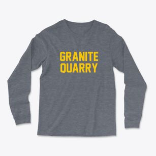 Granite Quarry North Carolina Classic Block Light Soft Long Sleeve T-Shirt