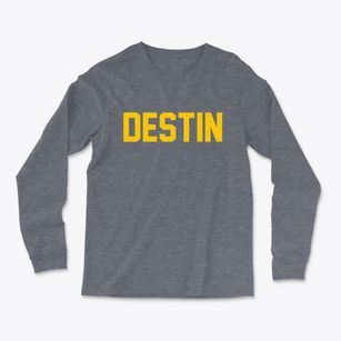 Destin Florida Classic Block Light Soft Long Sleeve T-Shirt