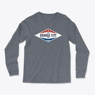 Orange City Iowa Diamond Star Light Soft Long Sleeve T-Shirt