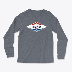 Hampton Maryland Diamond Star Light Soft Long Sleeve T-Shirt