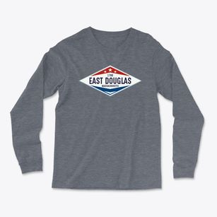 East Douglas Massachusetts Diamond Star Light Soft Long Sleeve T-Shirt