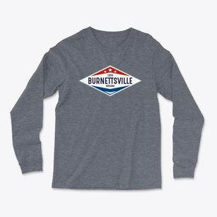 Burnettsville Indiana Diamond Star Light Soft Long Sleeve T-Shirt