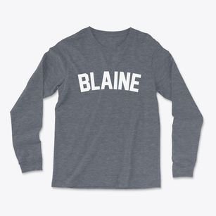 Blaine Maine Classic Curve Light Soft Long Sleeve T-Shirt