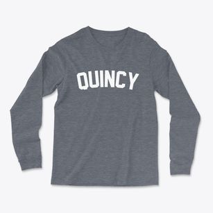 Quincy Massachusetts Classic Curve Light Soft Long Sleeve T-Shirt