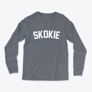 Skokie Illinois Classic Curve Light Soft Long Sleeve T-Shirt
