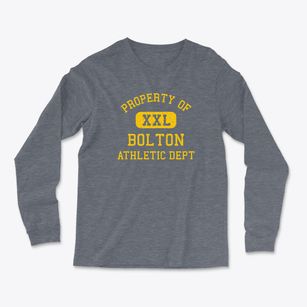 Bolton Massachusetts Athletic Dept Light Soft Long Sleeve T-Shirt