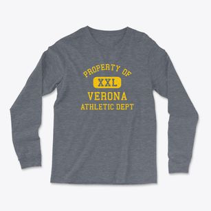 Verona Ohio Athletic Dept Light Soft Long Sleeve T-Shirt