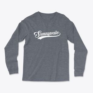 Sunnyvale California Vintage Team Light Soft Long Sleeve T-Shirt