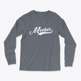 Meeker Oklahoma Vintage Team Light Soft Long Sleeve T-Shirt