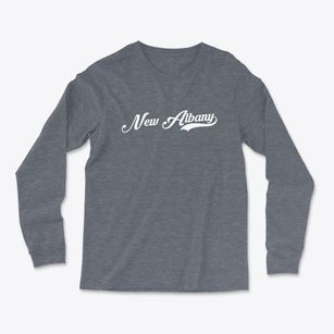 New Albany Mississippi Vintage Team Light Soft Long Sleeve T-Shirt