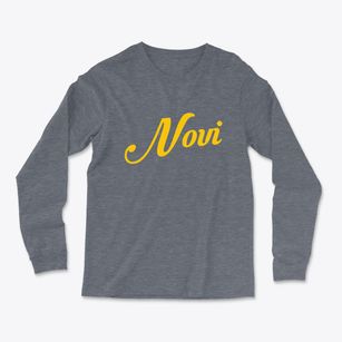 Novi Michigan Vintage Team Light Soft Long Sleeve T-Shirt