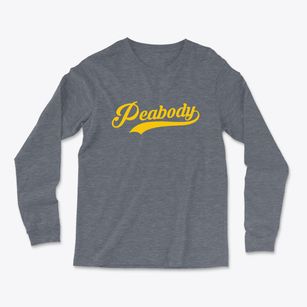 Peabody Massachusetts Vintage Team Light Soft Long Sleeve T-Shirt