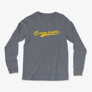 Berwyn Heights Maryland Vintage Team Light Soft Long Sleeve T-Shirt