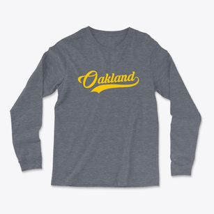 Oakland Illinois Vintage Team Light Soft Long Sleeve T-Shirt