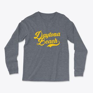 Daytona Beach Florida Vintage Team Light Soft Long Sleeve T-Shirt