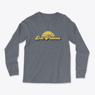 Des Plaines Illinois Sublime Sunset Light Soft Long Sleeve T-Shirt