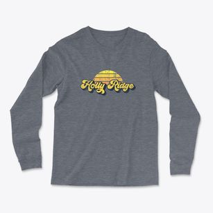 Holly Ridge North Carolina Sublime Sunset Light Soft Long Sleeve T-Shirt