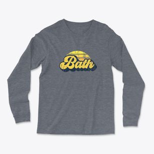 Bath New Hampshire Sublime Sunset Light Soft Long Sleeve T-Shirt