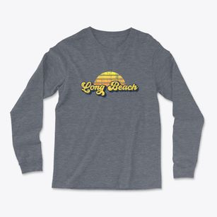 Long Beach California Sublime Sunset Light Soft Long Sleeve T-Shirt