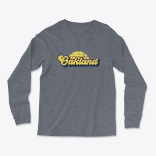 Oakland California Sublime Sunset Light Soft Long Sleeve T-Shirt