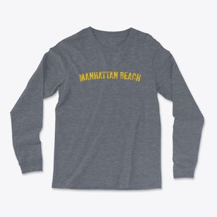Manhattan Beach Minnesota Timeless Retro Light Soft Long Sleeve T-Shirt