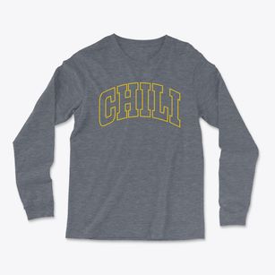 Chili Wisconsin Trendy Block Light Soft Long Sleeve T-Shirt