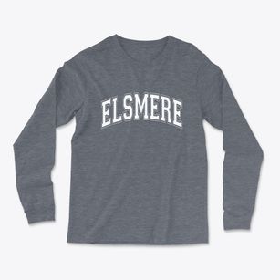 Elsmere Delaware Varsity Light Soft Long Sleeve T-Shirt