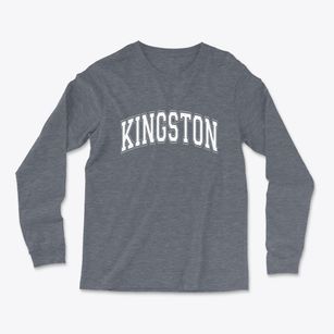 Kingston New York Varsity Light Soft Long Sleeve T-Shirt