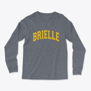 Brielle New Jersey Varsity Light Soft Long Sleeve T-Shirt