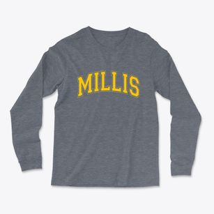 Millis Massachusetts Varsity Light Soft Long Sleeve T-Shirt