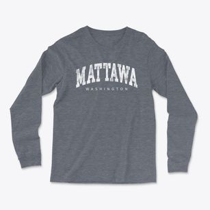 Mattawa Washington Urban Vibe Light Soft Long Sleeve T-Shirt