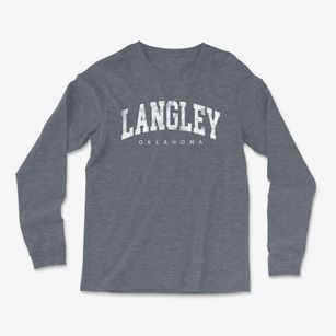 Langley Oklahoma Urban Vibe Light Soft Long Sleeve T-Shirt