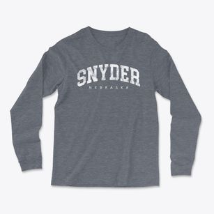 Snyder Nebraska Urban Vibe Light Soft Long Sleeve T-Shirt