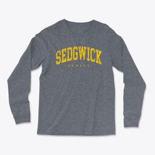 Sedgwick Kansas Urban Vibe Light Soft Long Sleeve T-Shirt