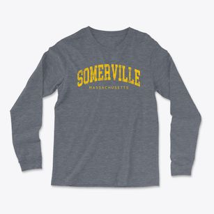 Somerville Massachusetts Urban Vibe Light Soft Long Sleeve T-Shirt