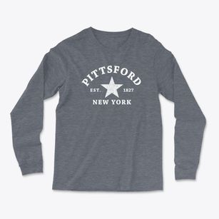 Pittsford New York Star Light Soft Long Sleeve T-Shirt