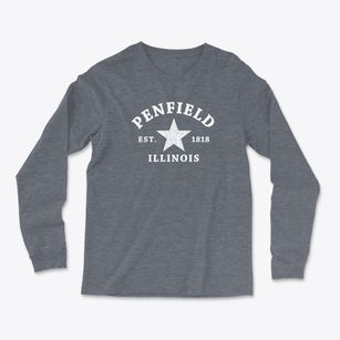 Penfield Illinois Star Light Soft Long Sleeve T-Shirt
