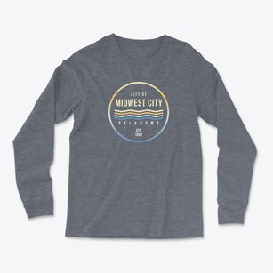 Midwest City Oklahoma Color Fade Light Soft Long Sleeve T-Shirt