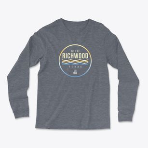 Richwood Texas Color Fade Light Soft Long Sleeve T-Shirt