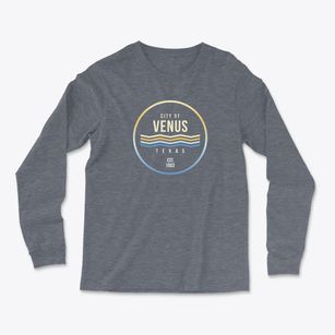 Venus Texas Color Fade Light Soft Long Sleeve T-Shirt