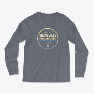 Maineville Ohio Color Fade Light Soft Long Sleeve T-Shirt