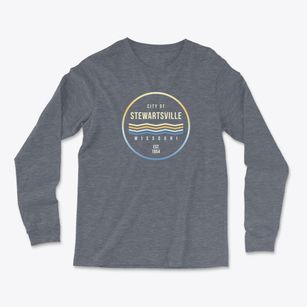 Stewartsville Missouri Color Fade Light Soft Long Sleeve T-Shirt