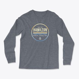Hamilton North Carolina Color Fade Light Soft Long Sleeve T-Shirt