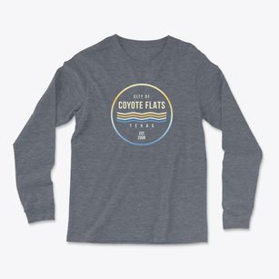 Coyote Flats Texas Color Fade Light Soft Long Sleeve T-Shirt