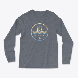 Box Oklahoma Color Fade Light Soft Long Sleeve T-Shirt