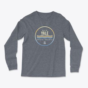Yale South Dakota Color Fade Light Soft Long Sleeve T-Shirt