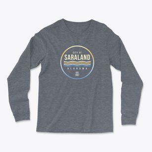 Saraland Alabama Color Fade Light Soft Long Sleeve T-Shirt